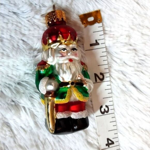 Vintage Ornament German Glass 3.5" St. Nicklaus - Picture 7 of 9